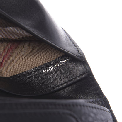 Burberry Grainy Calfskin Zip Wallet Black 7 of 9