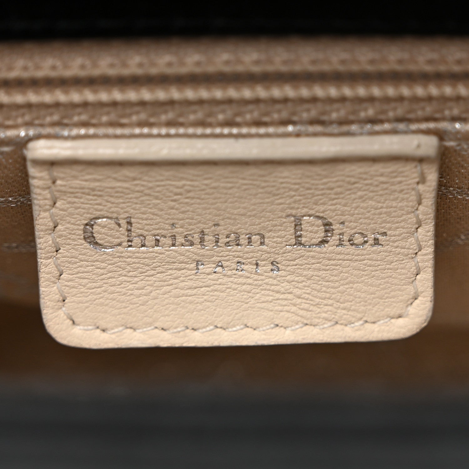 Christian Dior Satin Swarovski Crystal Acrylic PVC Cannage Mini Lady Dior Black 6 of 11