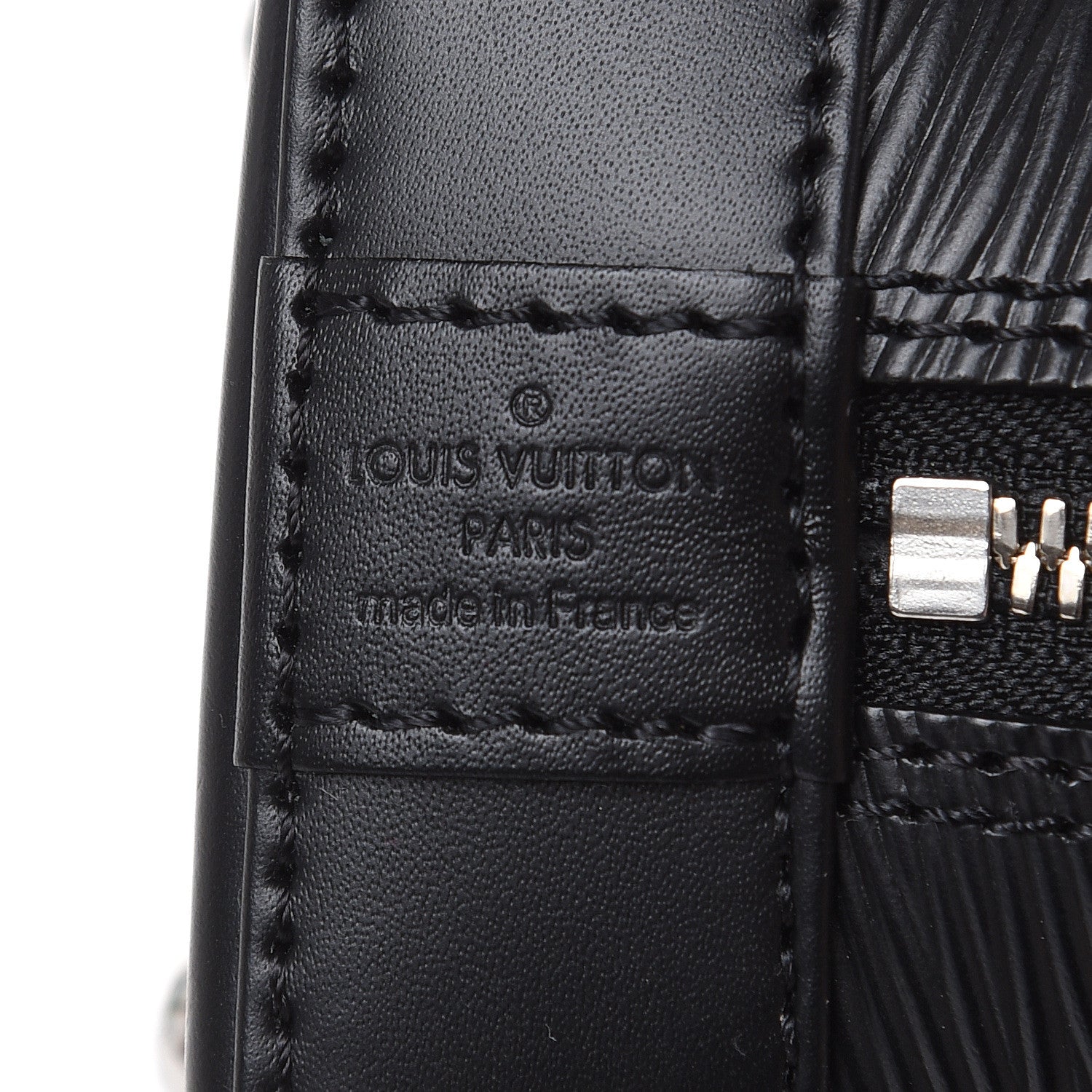 Louis Vuitton Epi Alma BB Black 6 of 9