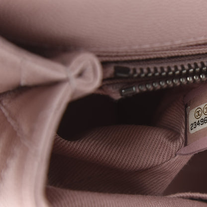 Chanel Caviar Quilted Small Coco Handle Flap Pink 9 of 10