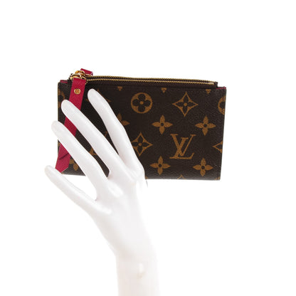 Louis Vuitton Monogram Adele Compact Wallet Fuchsia 2 of 7