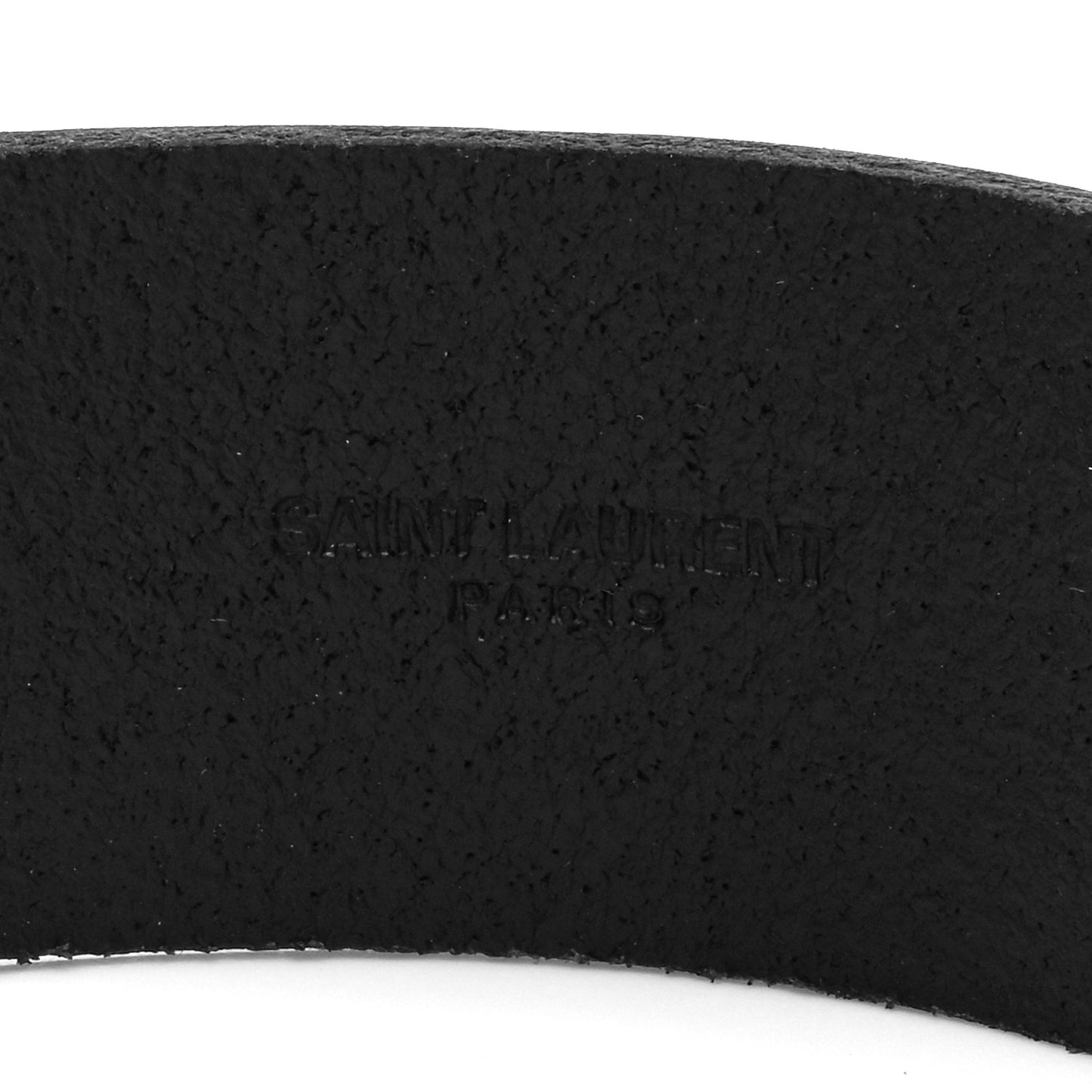 Calfskin ID Cuff Bracelet M Black