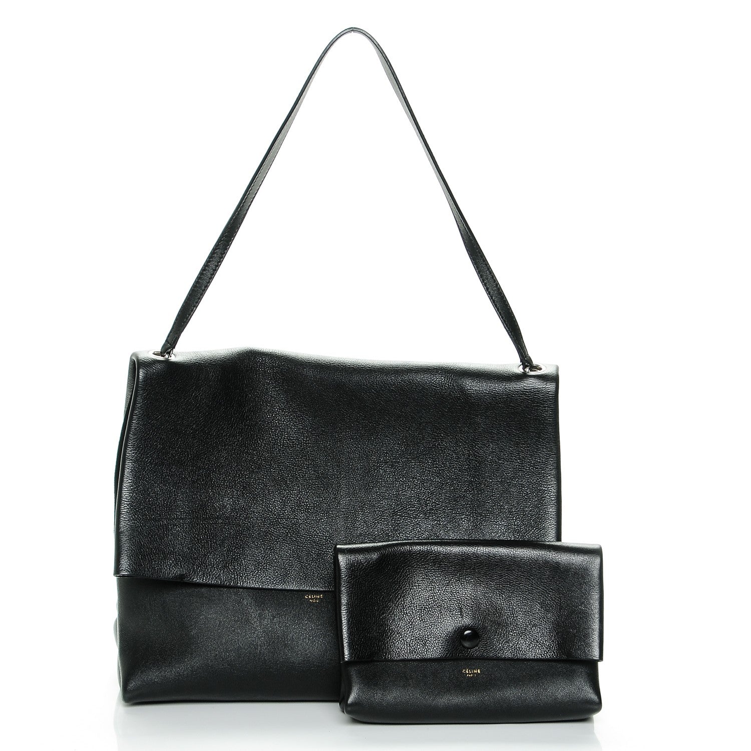 Celine Baby Calfskin All Soft Shoulder Bag Black 5 of 7