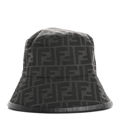 Fendi Technical Fabric FF Reversible Bucket Hat S Black 3 of 8