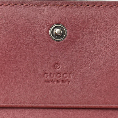 Gucci GG Supreme Monogram Blooms Card Case Beige Multicolor Dry Rose 6 of 10