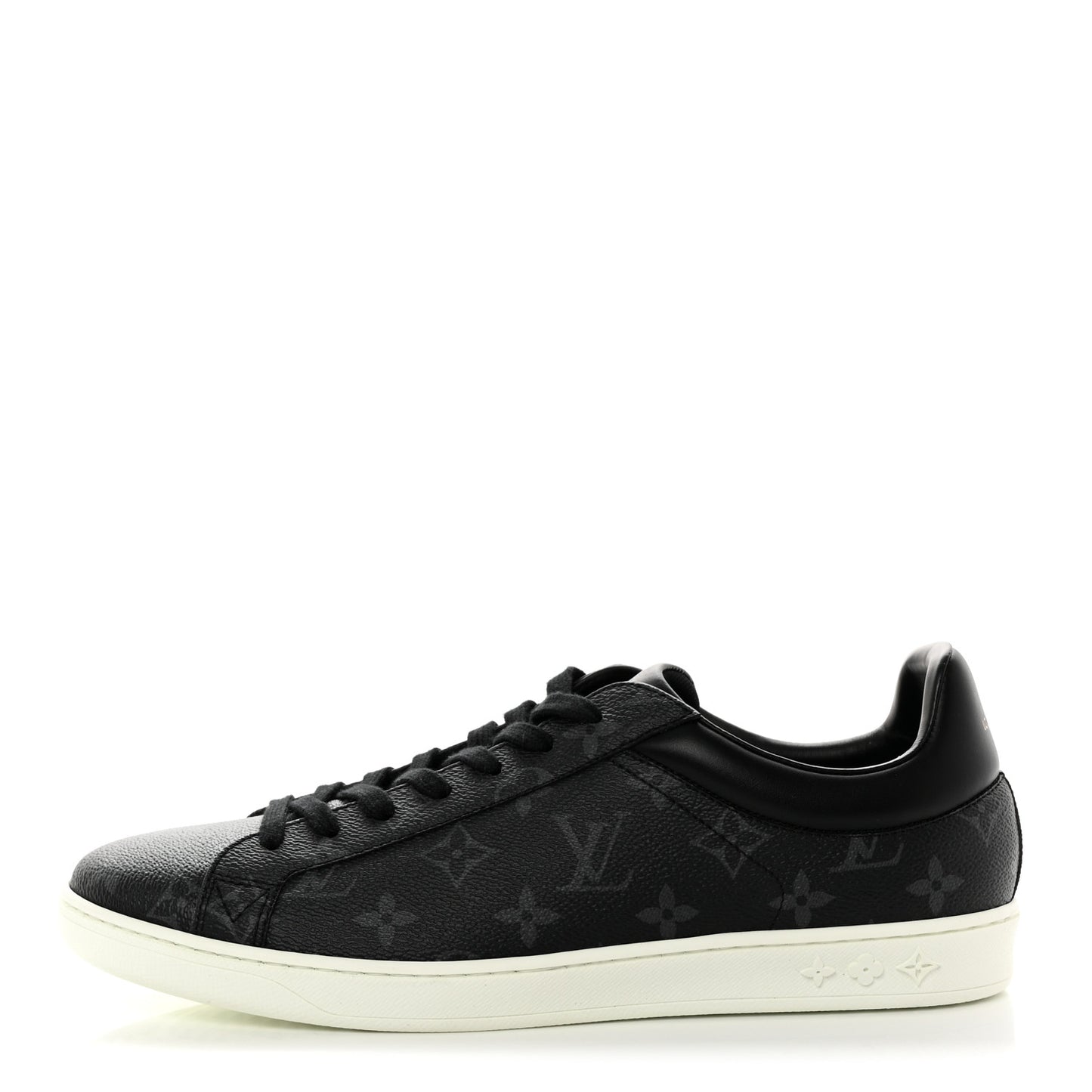 Calfskin Monogram Eclipse Luxembourg Sneakers 8.5 Black