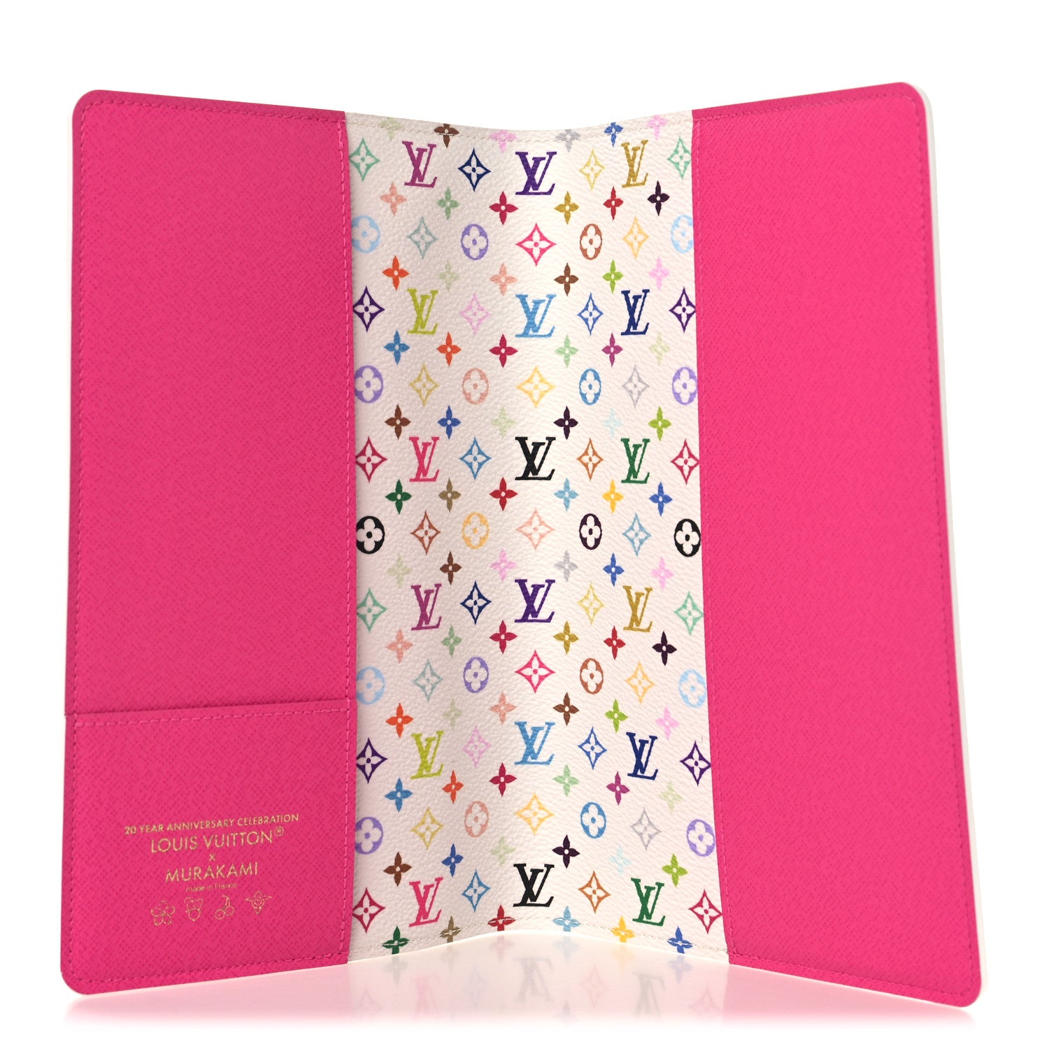 Louis Vuitton LV X TM Monogram Multicolor Emily Notebook Cover MM White 5 of 7