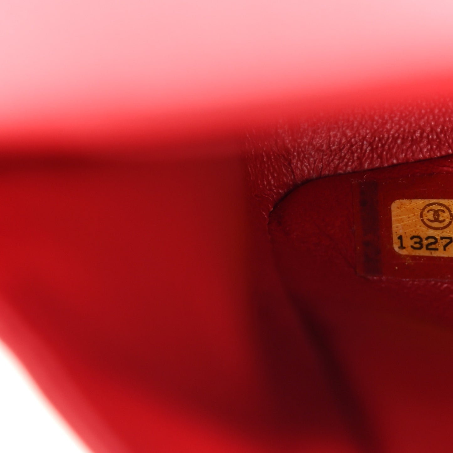 Lambskin Quilted Medium Double Flap Red