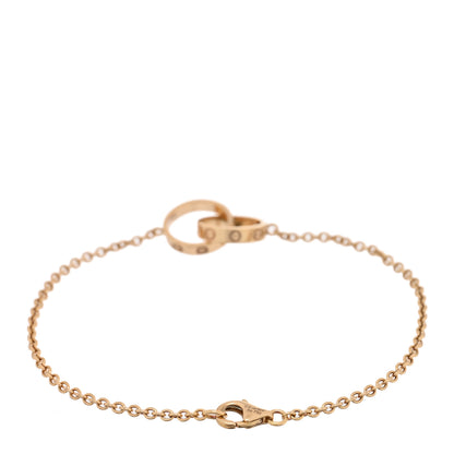 Cartier 18K Yellow Gold Interlocking LOVE Bracelet 2 of 4