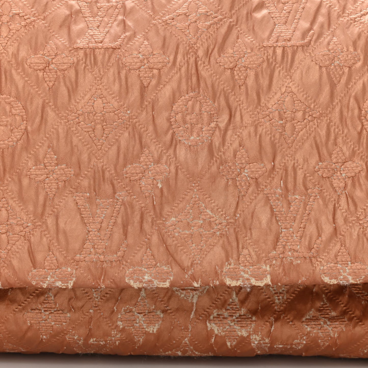 Jacquard Quilted Monogram Limelight Clutch GM Rose Gold