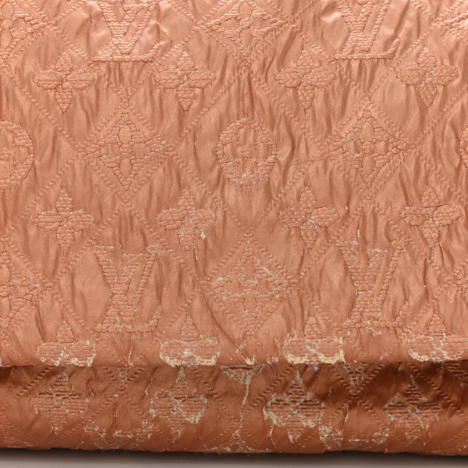 Louis Vuitton Jacquard Quilted Monogram Limelight Clutch GM Rose Gold 3 of 11
