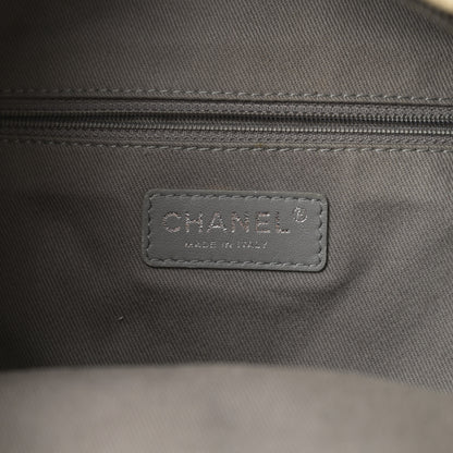 Chanel Graffiti Printed Canvas Medium Backpack Grey 6 of 12