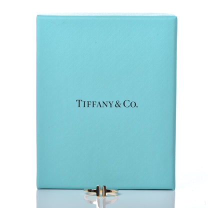Tiffany 18K Yellow Gold T Wire Ring 48 4.5 6 of 6