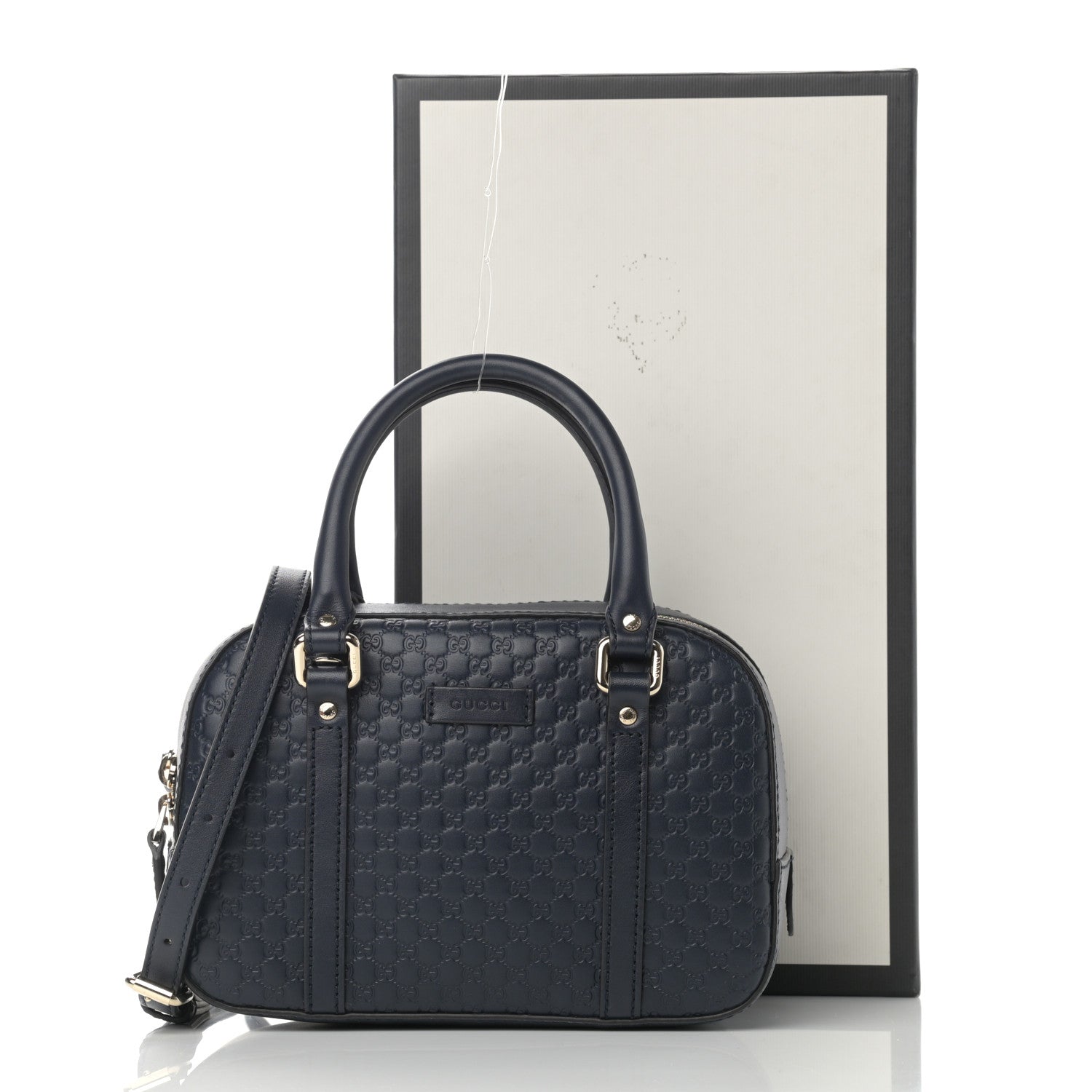 Gucci Soft Microguccissima Small Crossbody Bag Blue 14 of 14