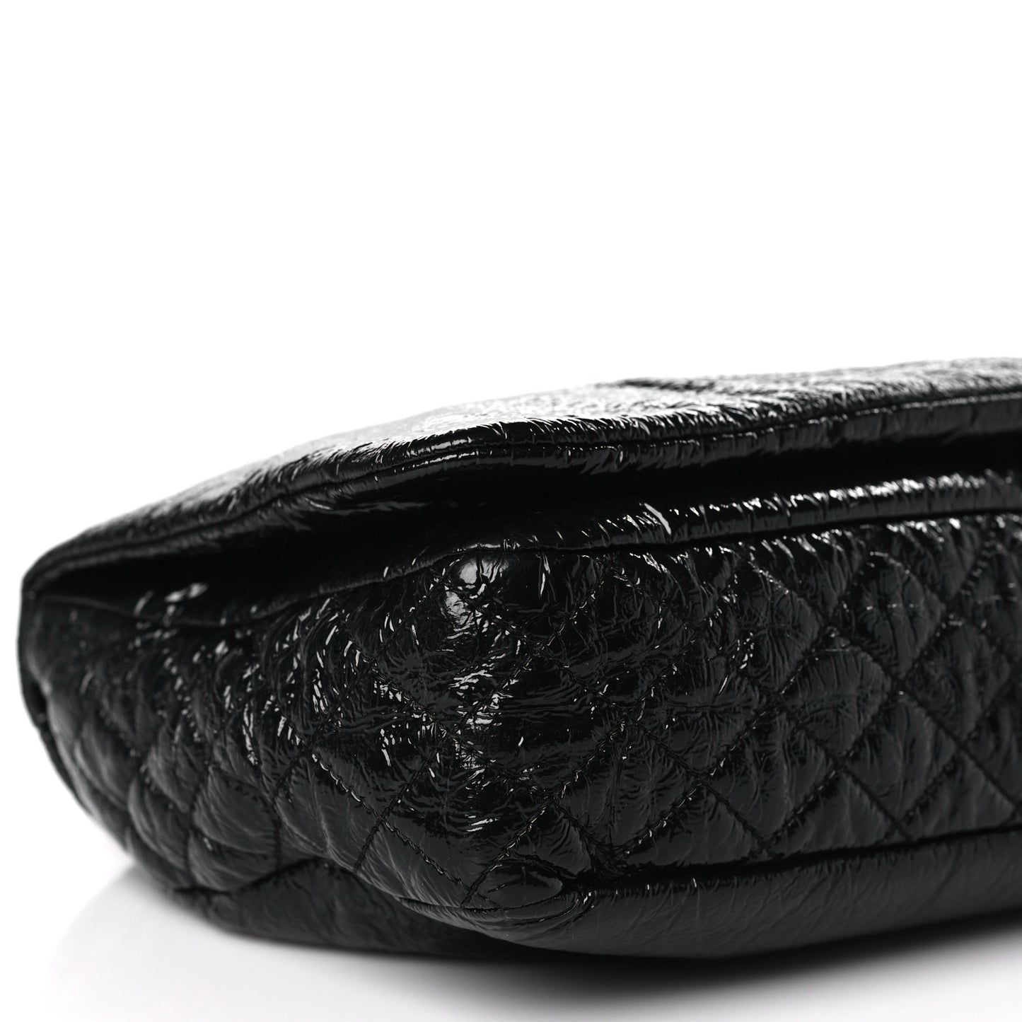 Vinyl Medium Rock and Chain Flap Black