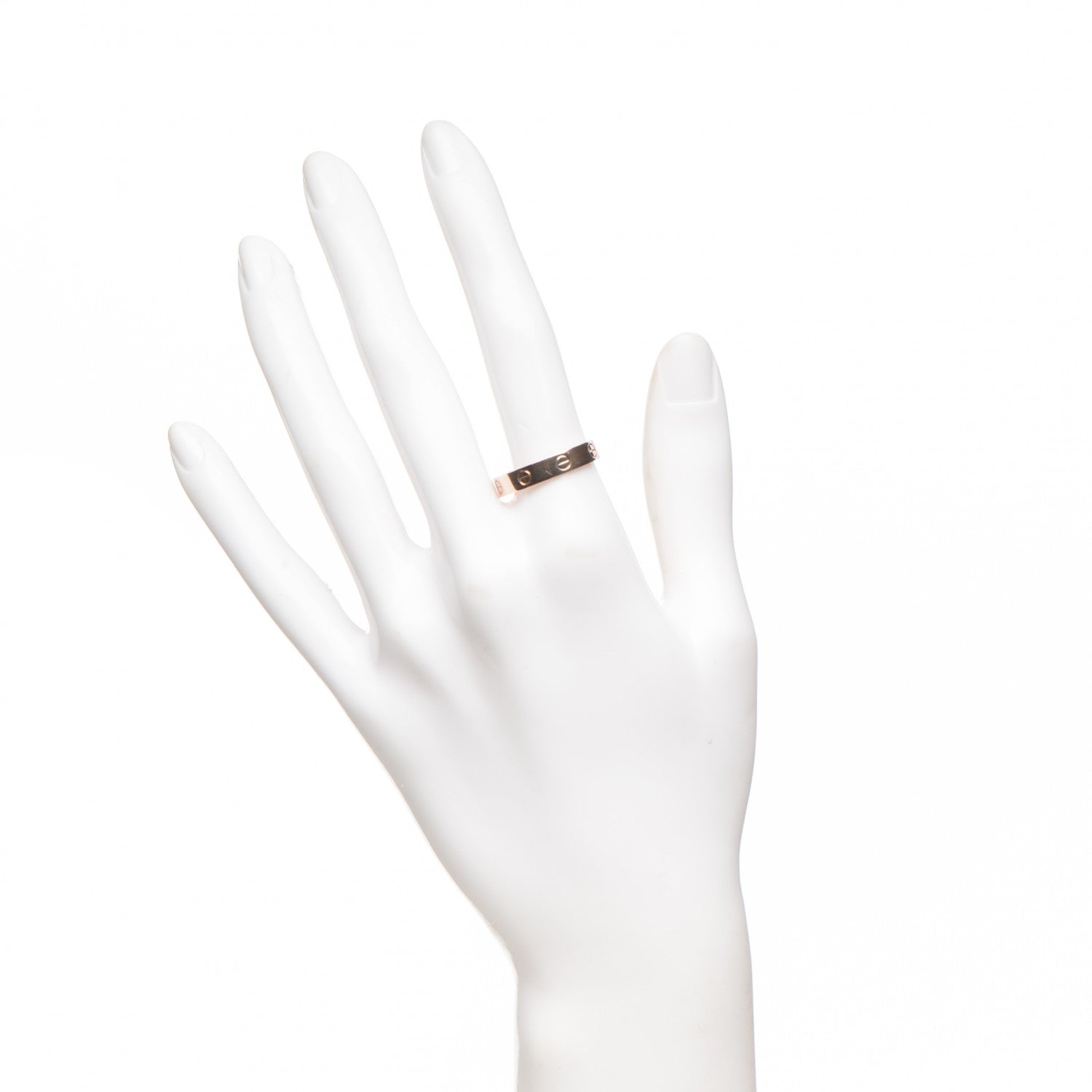 Cartier 18K Pink Gold 4mm LOVE Wedding Band Ring 57 8 2 of 4
