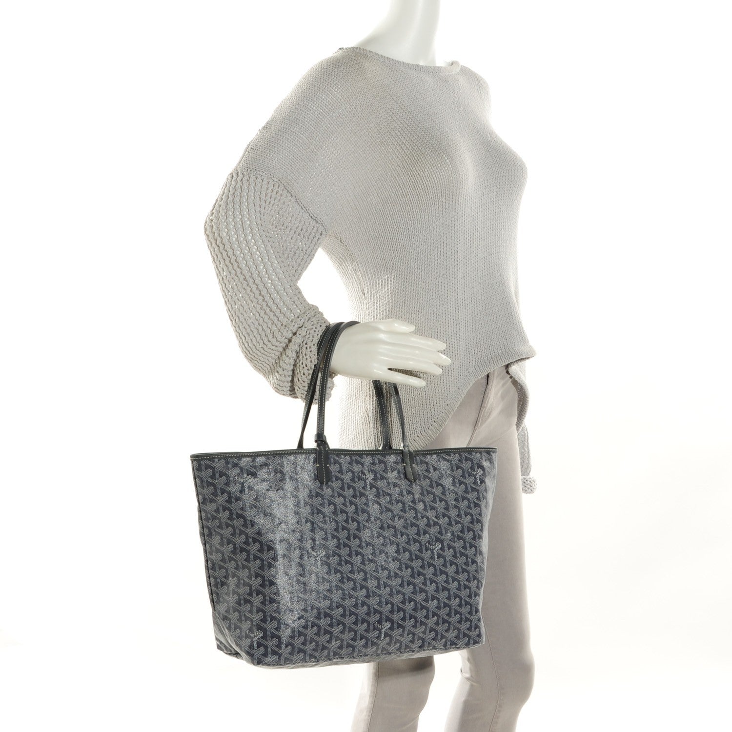 Goyard Goyardine Saint Louis PM Grey 3 of 8