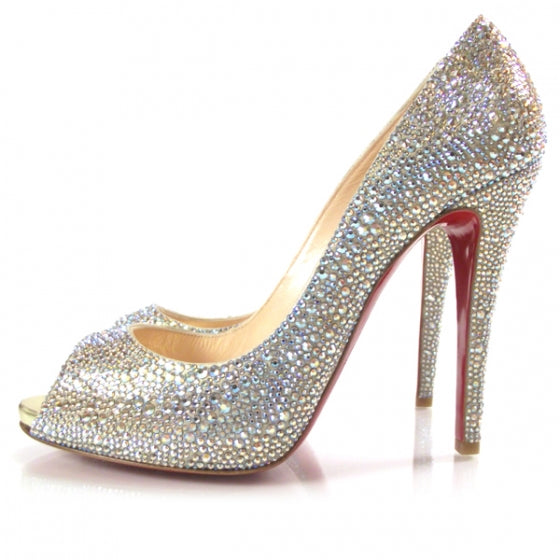Christian Louboutin Strass Lady Claude 120 Pumps 39 2 of 7