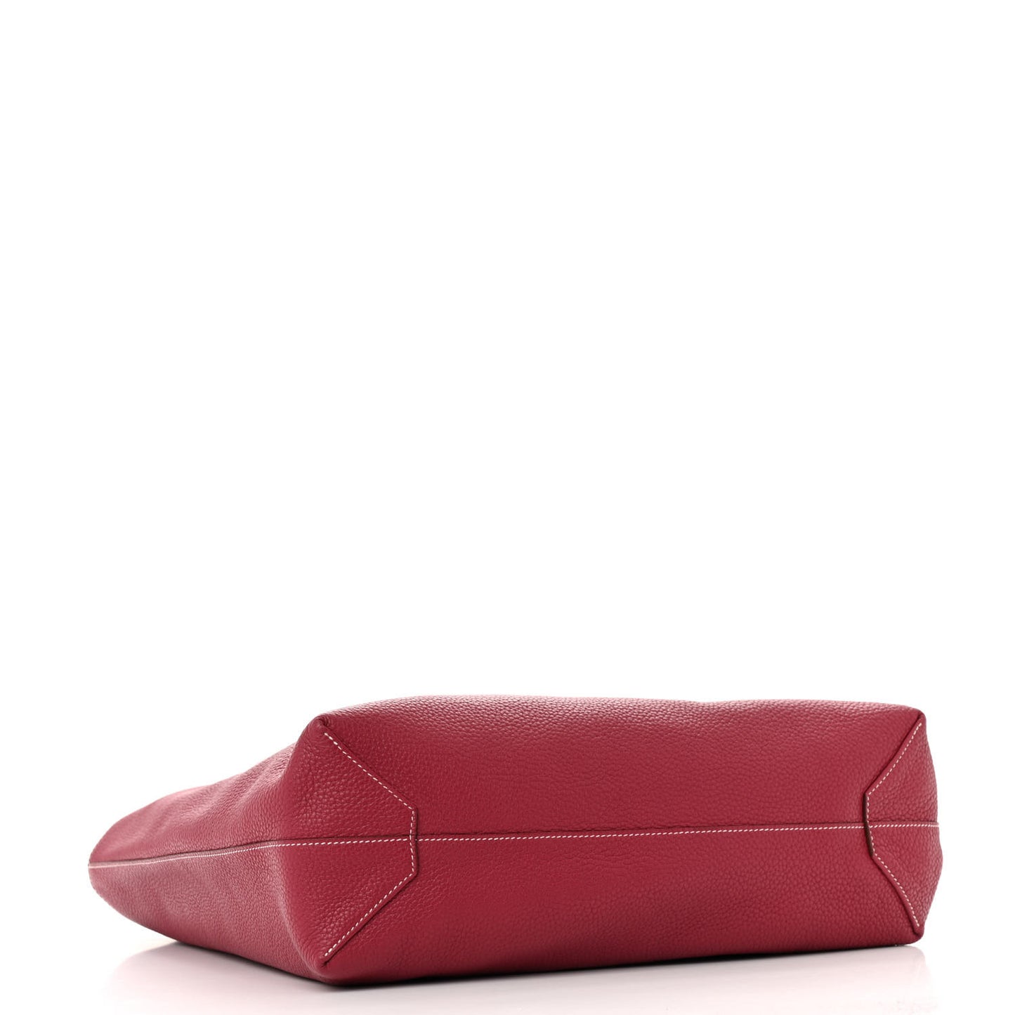 Taurillon Clemence Double Sens 36 Reversible Tote Rubis Bougainvillea