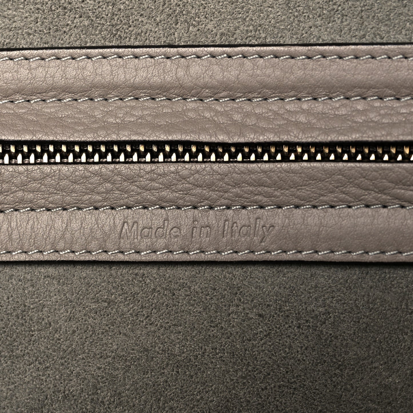 Grained Calfskin Phantom Luggage Grey