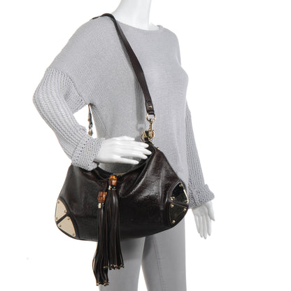 Gucci Guccissima GG Medium Indy Bag Brown 2 of 8