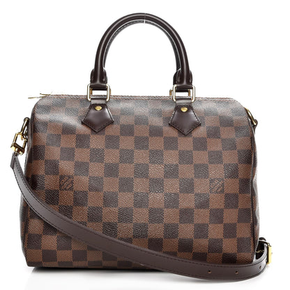 Louis Vuitton Damier Ebene Speedy Bandouliere 25 1 of 10