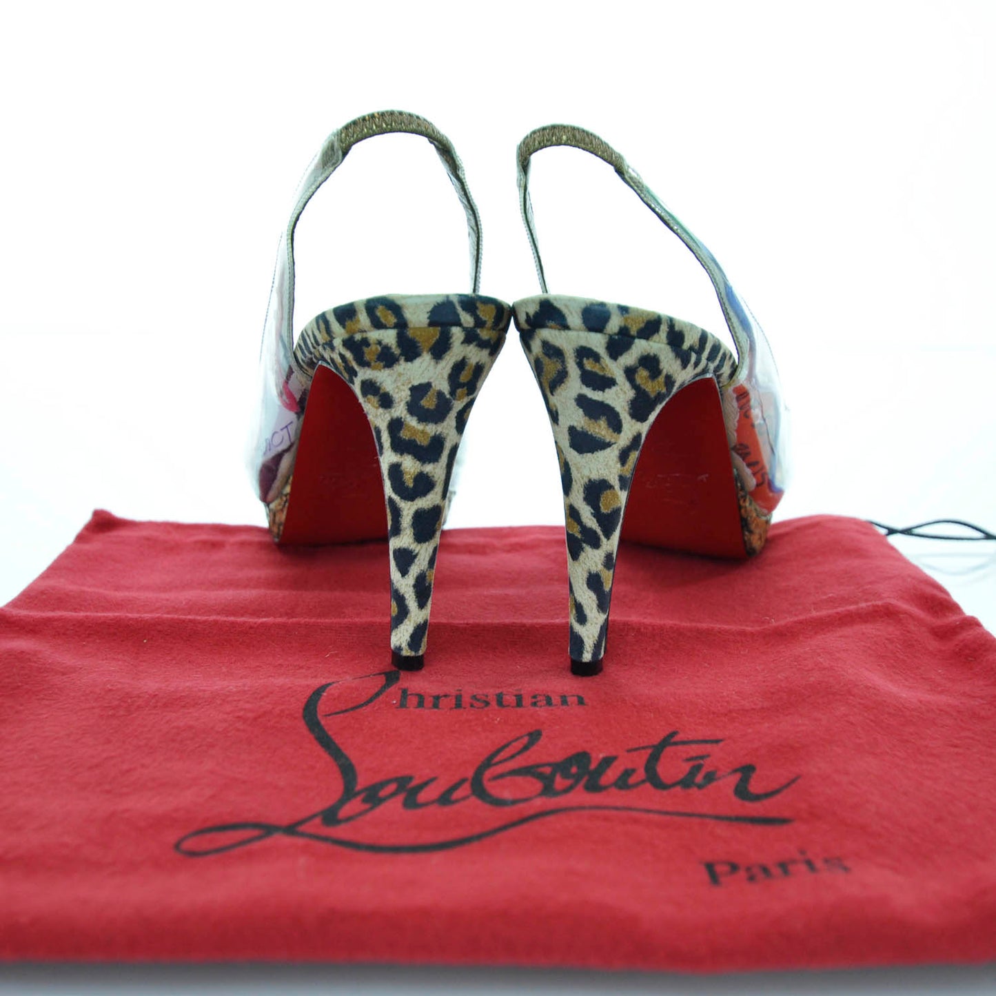PVC Suede Winter Trash 100 Pumps 38 Multi