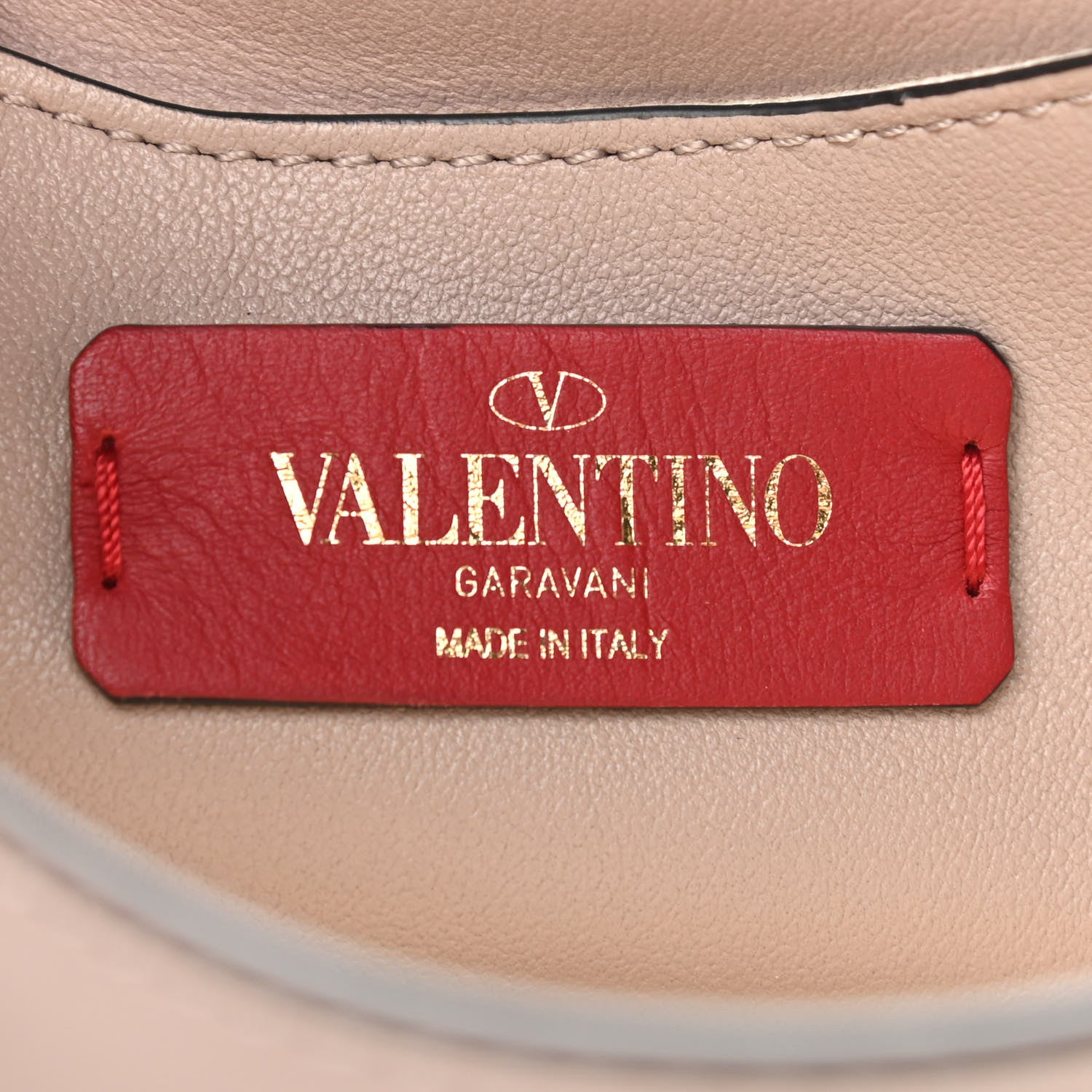 Valentino Garavani Calfskin Mini Rockstud Crossbody Bag Poudre 6 of 10
