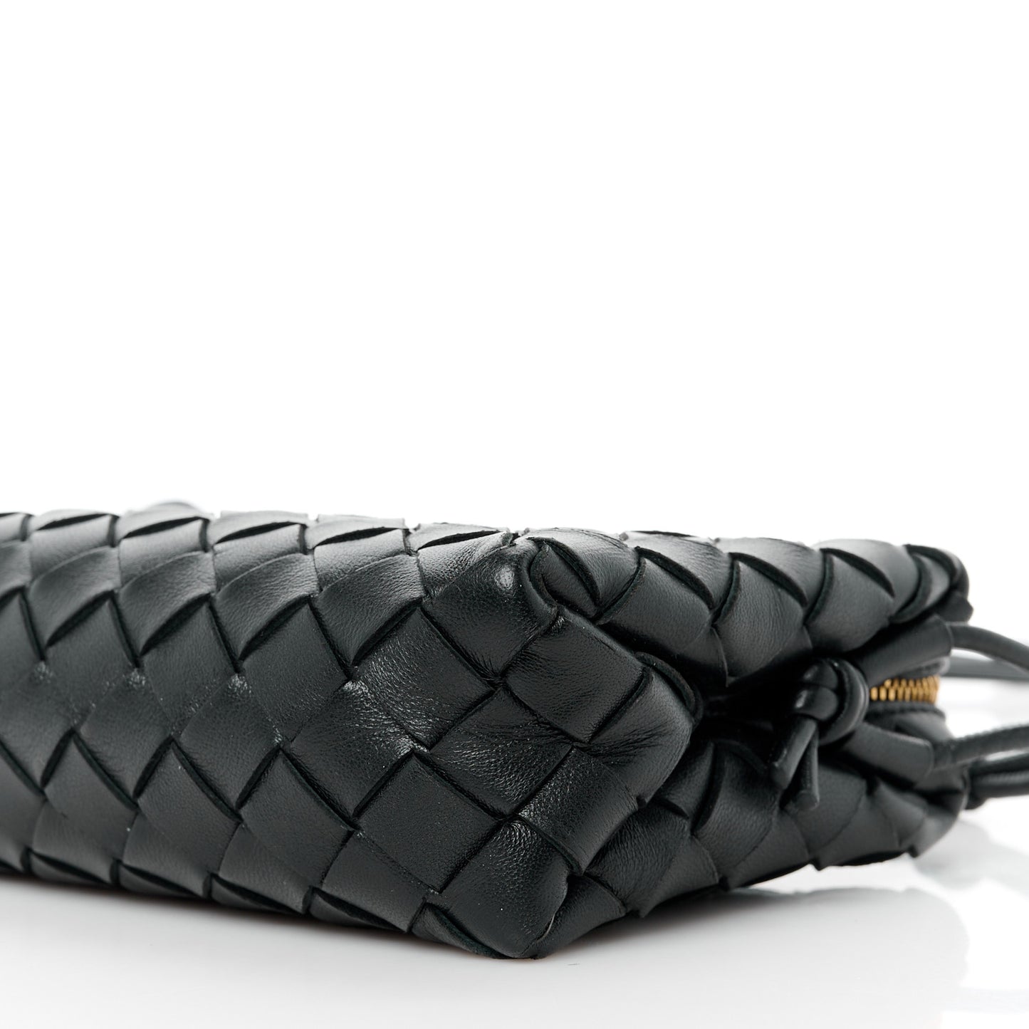 Nappa Intrecciato Mini Nodini Camera Bag Black
