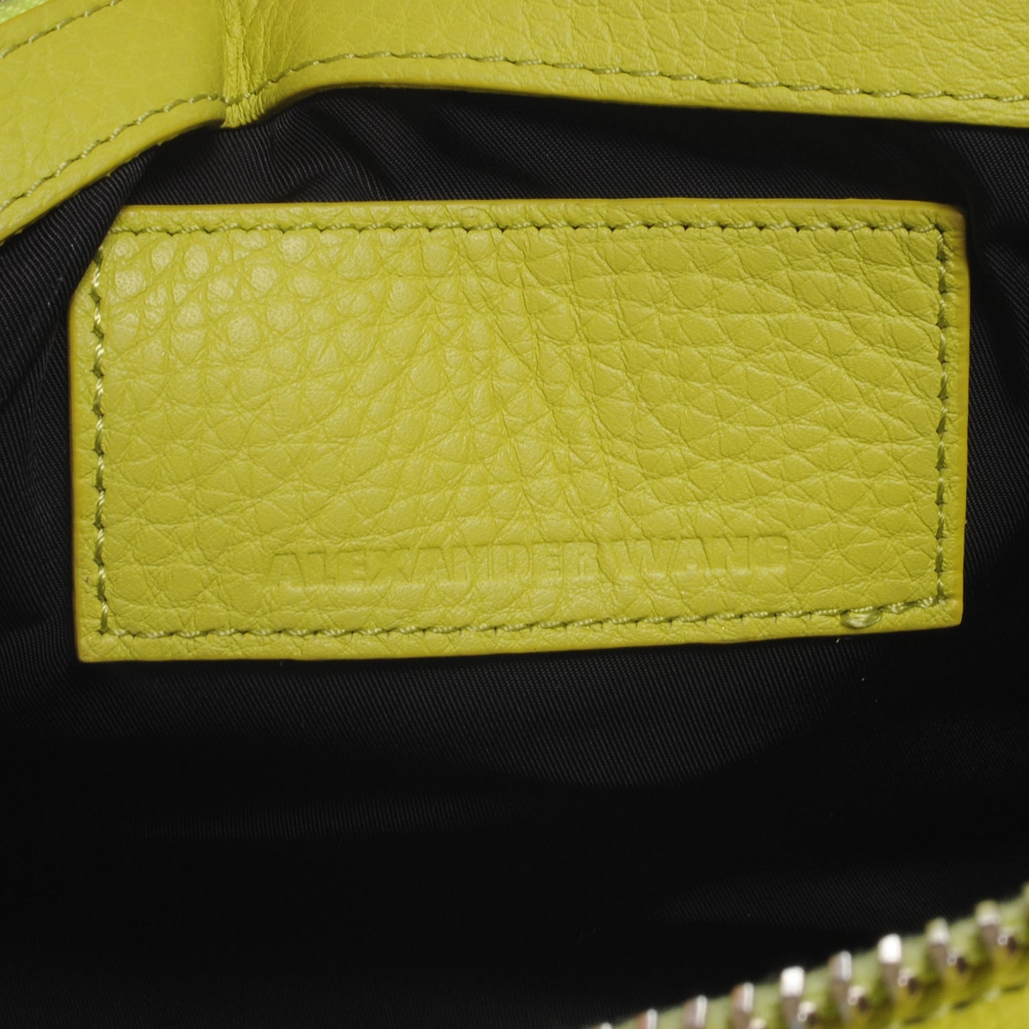 Alexander Wang Pebbled Leather Rockie Acid w Pale Gold Hardware 6 of 7