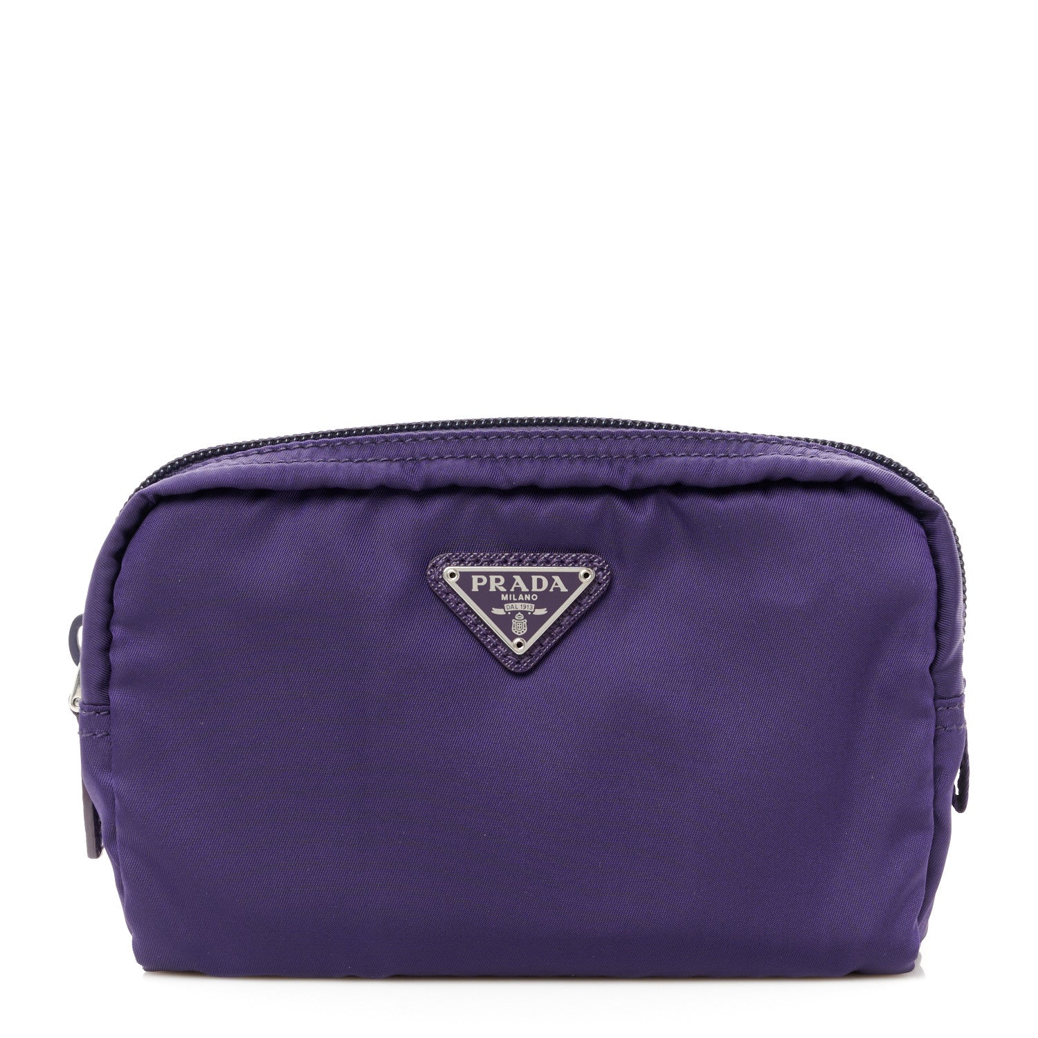 Prada Nylon Tessuto Cosmetic Pouch Purple 1 of 8