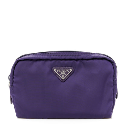 Prada Nylon Tessuto Cosmetic Pouch Purple 1 of 8