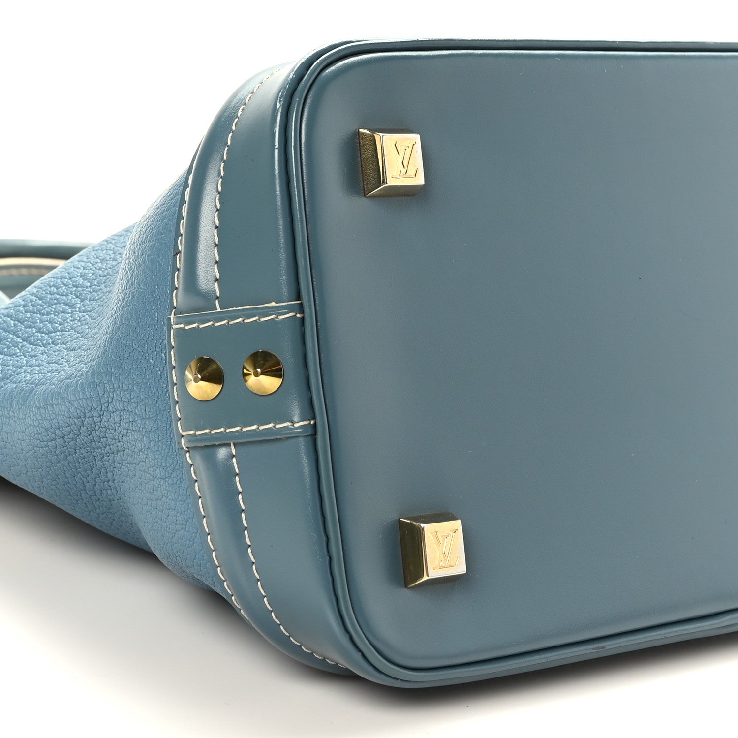 Louis Vuitton Suhali Lockit PM Blue 7 of 9