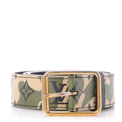 Louis Vuitton Monogramouflage Belt 90 36 1 of 10