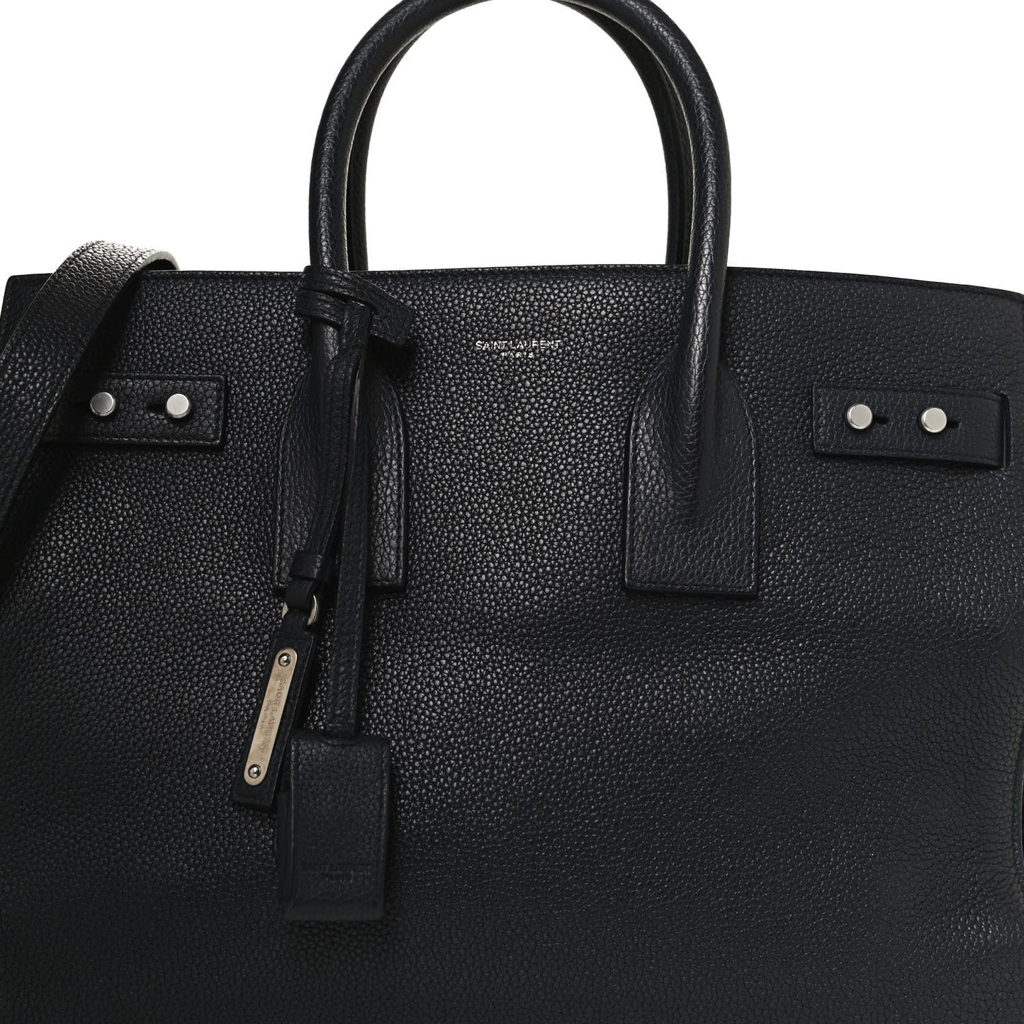 Grained Calfskin Small Supple Sac De Jour Navy