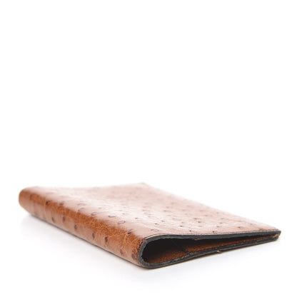 Hermes Ostrich Globe Trotter Agenda Cover PM Gold 4 of 8