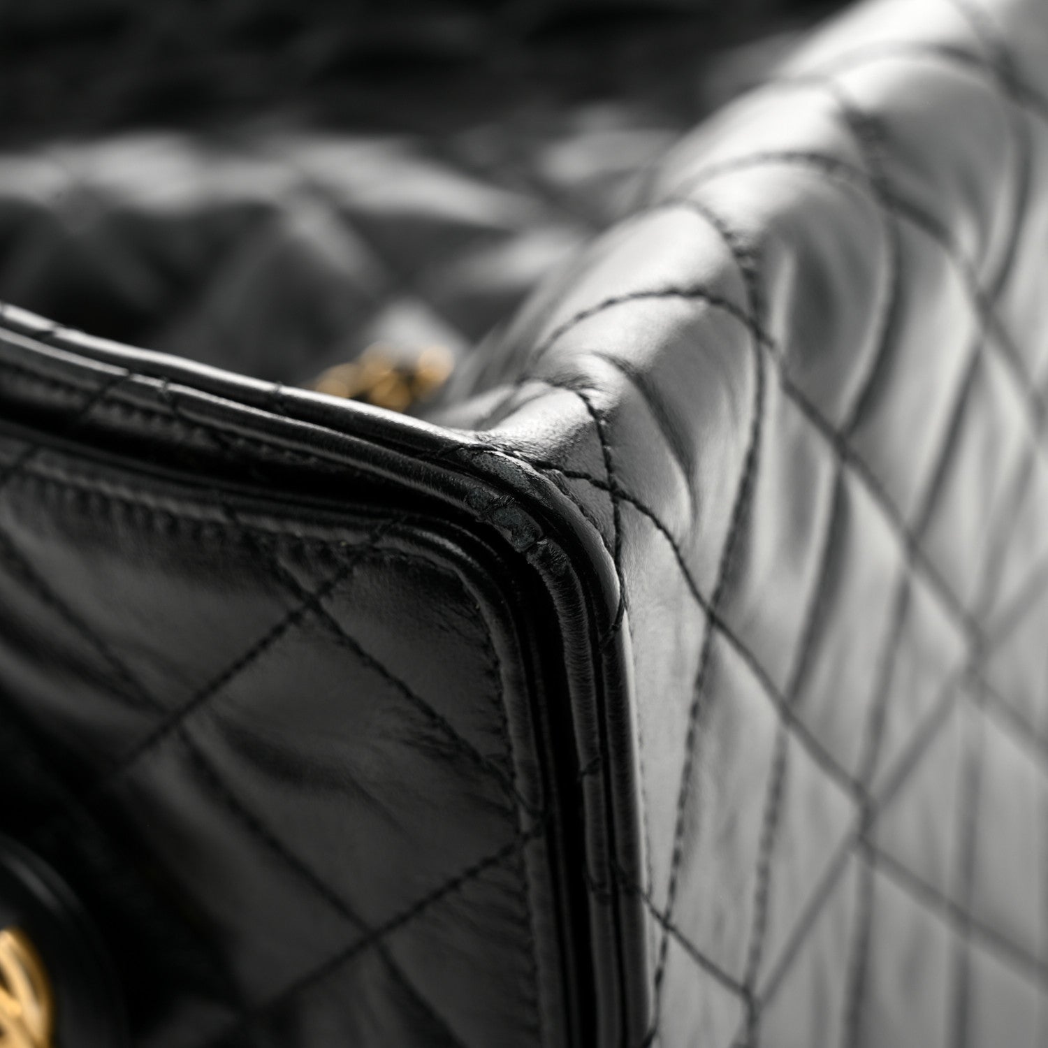 Chanel Shiny Crumpled Calfskin Quilted Medium Chanel 25 Handbag