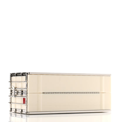 Chanel Resin Enamel CC Shopping Container Minaudiere Clutch  Black White Red 4 of 10