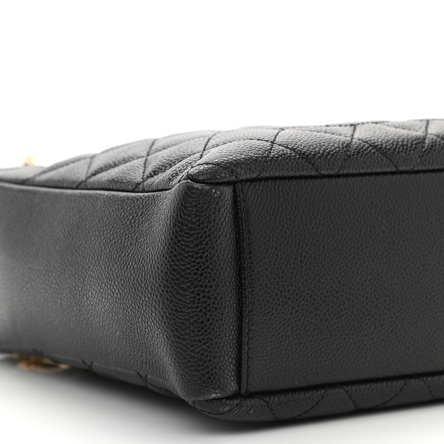 Chanel Caviar Quilted Petit Shopping Tote PST Black 9 of 10
