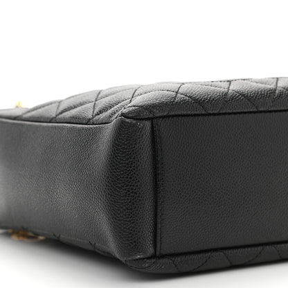 Chanel Caviar Quilted Petit Shopping Tote PST Black 9 of 10