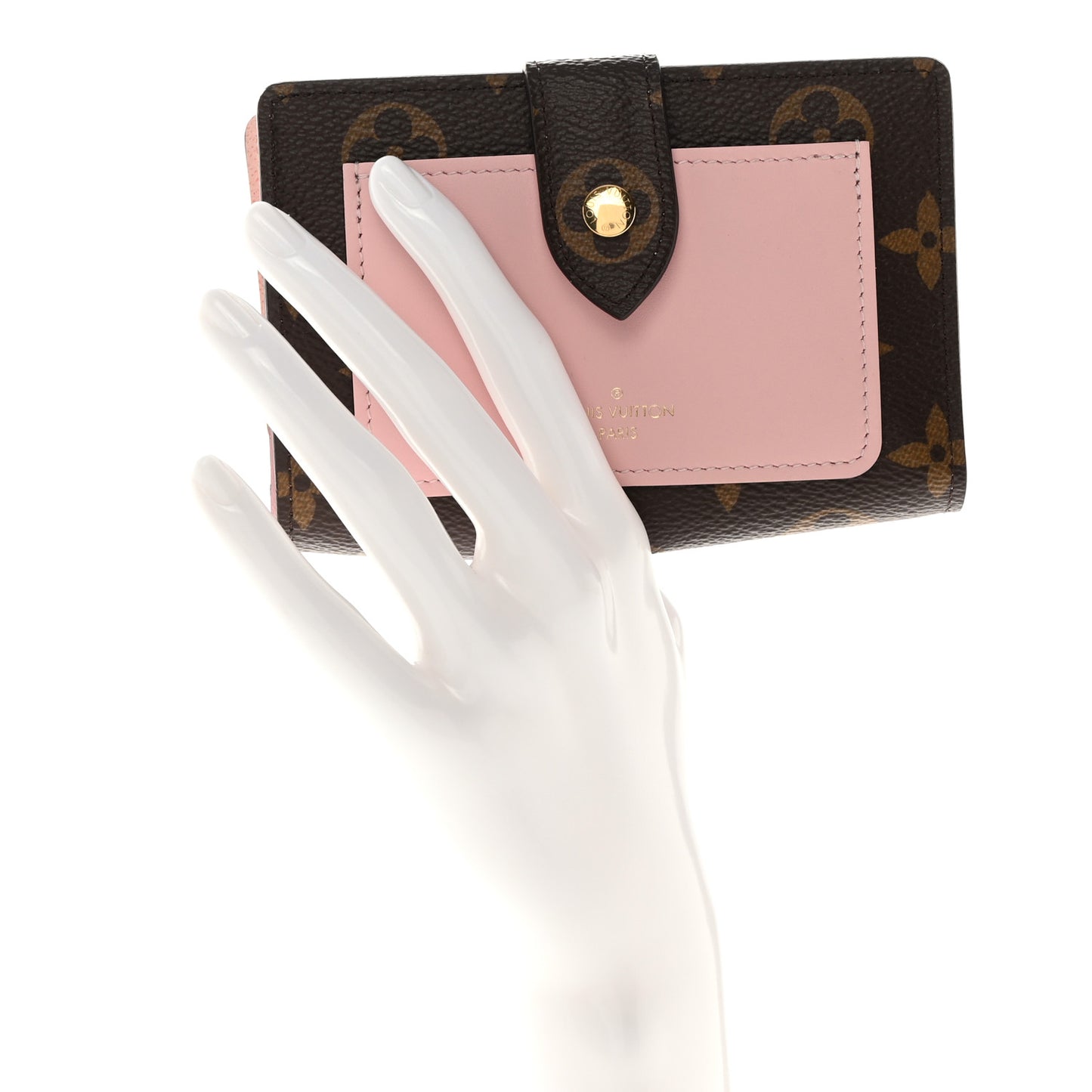 Monogram Juliette Wallet Rose Ballerine