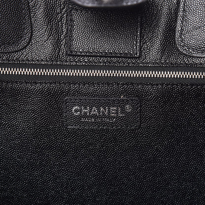 Chanel Caviar Stitched Large Shopping Tote Black 6 of 9