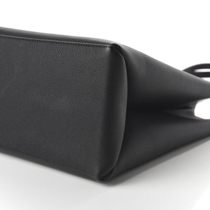 Louis Vuitton Grained Calfskin Lockme Shopper Black 7 of 10