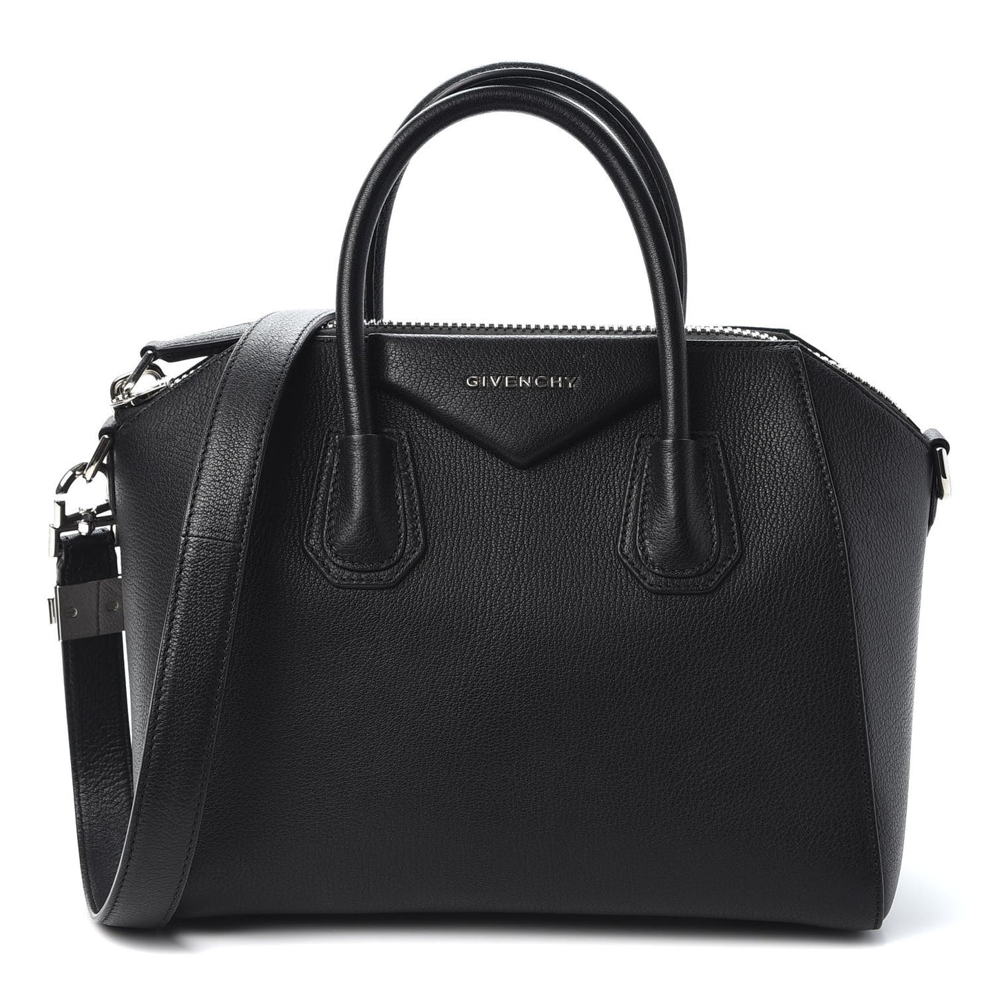 Sugar Goatskin Small Antigona Black