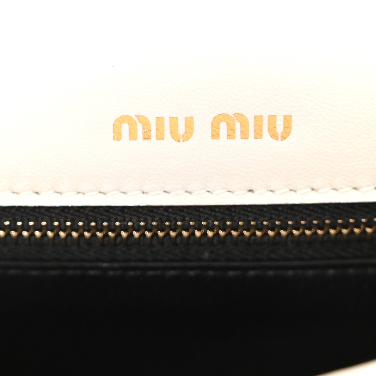 Miu Miu Lambskin Confidential Matelasse Chain Shoulder Bag White 6 of 9