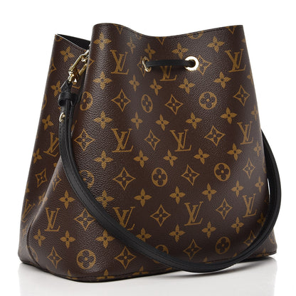 Louis Vuitton Monogram Neonoe MM Black 3 of 6
