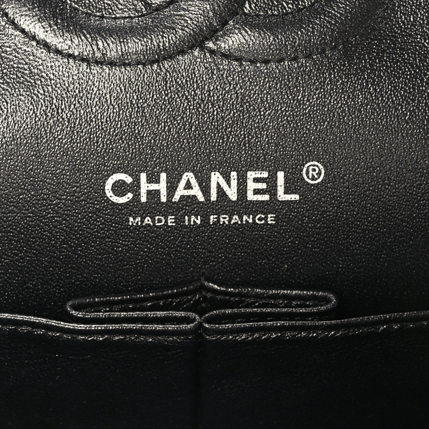 Chanel Metallic Patent Crumpled Calfskin Chevron Quilted Medium Double Flap So Black 6 of 10