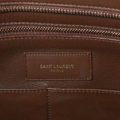 Saint Laurent Calfskin Medium Classic Y Cabas Brown 6 of 17