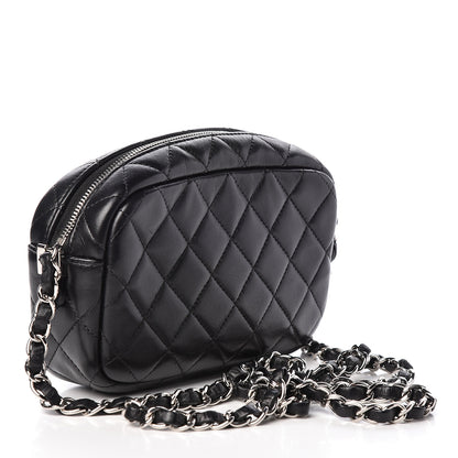 Chanel Lambskin Quilted Small Timeless Camera Case Black 3 of 18
