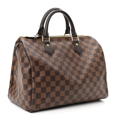 Louis Vuitton Damier Ebene Speedy 30 3 of 11